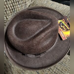 Rubie's Indiana Jones Fedora Hat Adult OS 2014 Brown Lucasfilm Ltd Halloween